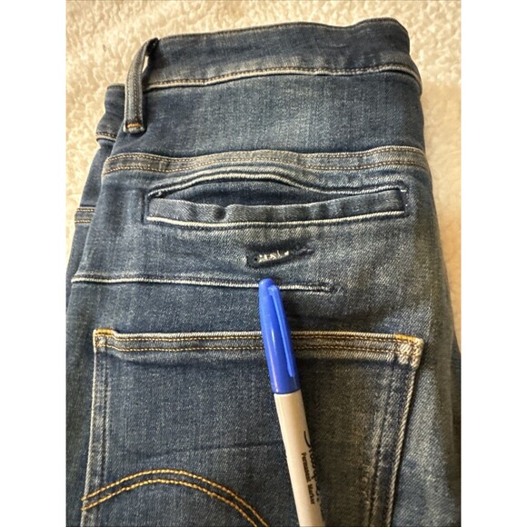 G Star Raw Jeans Mens 28/32 Blue D Staq 3D Slim Waxed Cotton Moto - Picture 11 of 12